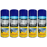 5X Paint Factory Galvanised Effect Spray Paint 400ml Spray Paint
